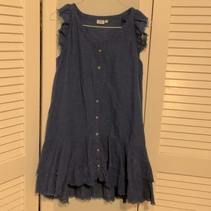 Frayed Mini Dress